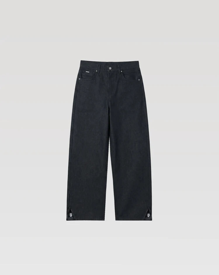 FURIOUS ZIP RAW DENIM - BLACK