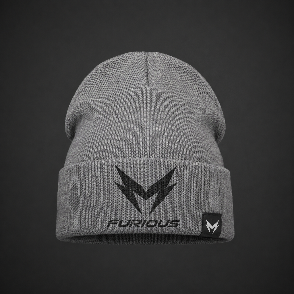 FURIOUS Essential Knit Beanie – Heather Gray