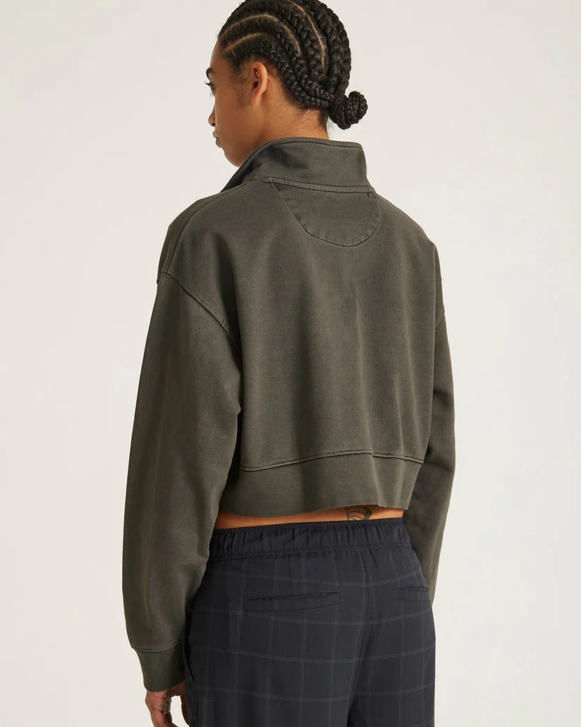 FURIOUS Eldridge Fundamental Cropped Quarter Zip