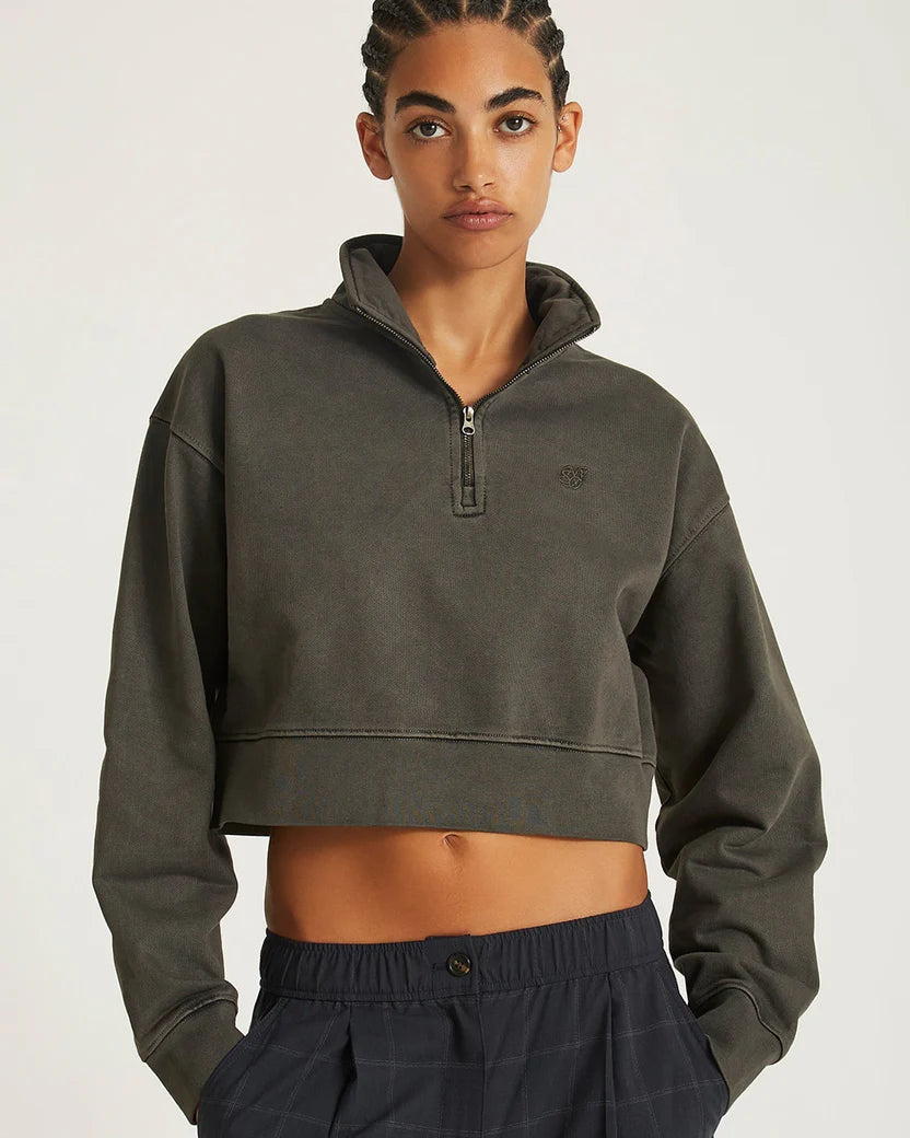 FURIOUS Eldridge Fundamental Cropped Quarter Zip