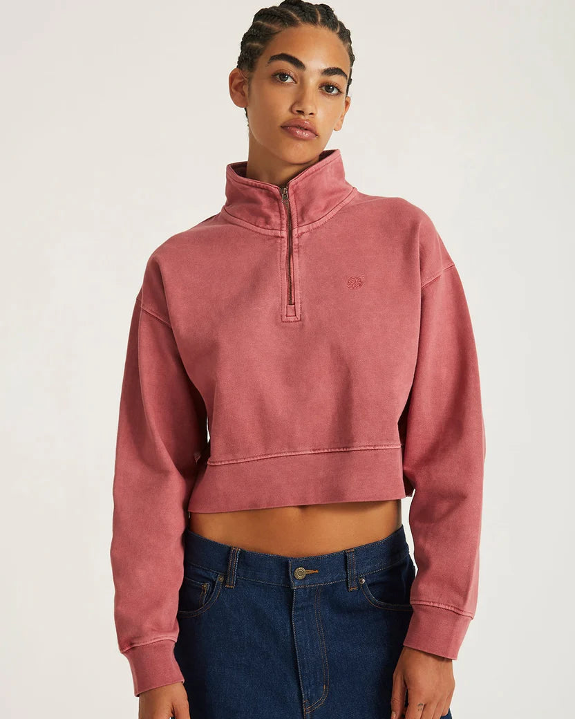 FURIOUS Eldridge Fundamental Cropped Quarter Zip