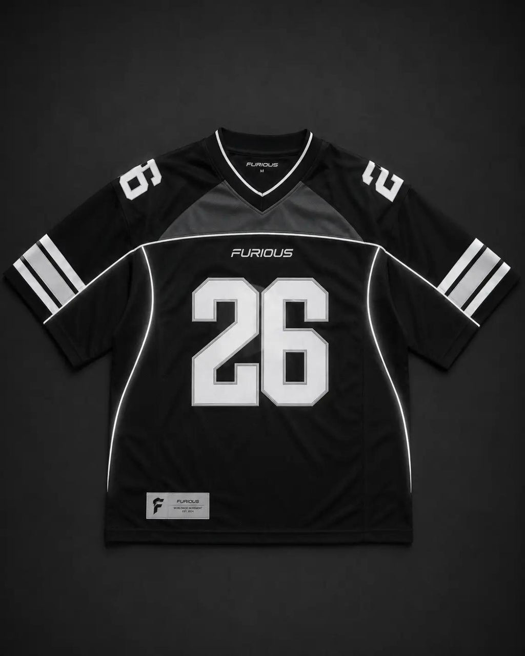 BLACK FURIOUS PHANTOM JERSEY