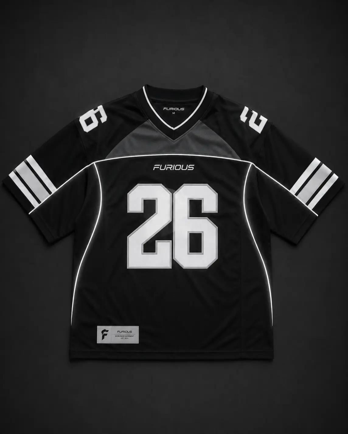 BLACK FURIOUS PHANTOM JERSEY