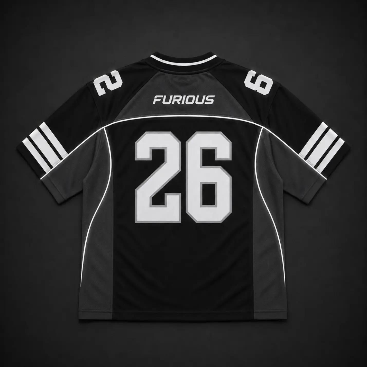 BLACK FURIOUS PHANTOM JERSEY